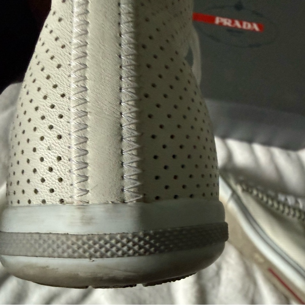 Prada White Sneakers (3T5848) - Picture 10 of 15